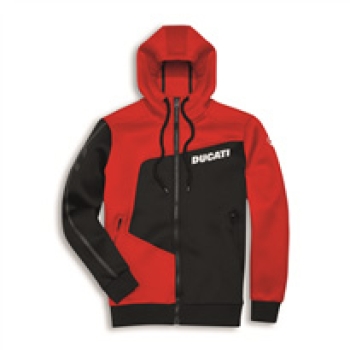 Ducati Sweatshirt Aventure Kapuze rot