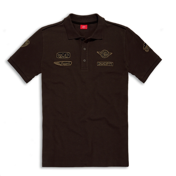 Ducati Polo Historical2 braun
