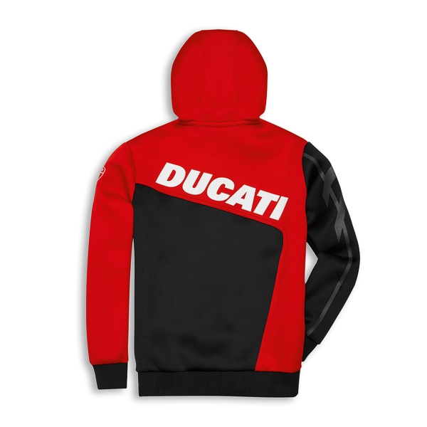 Ducati Sweatshirt Aventure Kapuze rot
