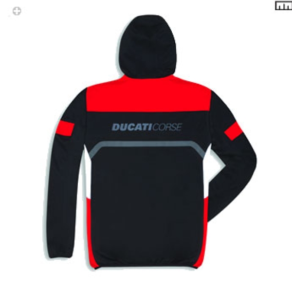 Sweatshirt Ducati Corse 19 mit Kapuze